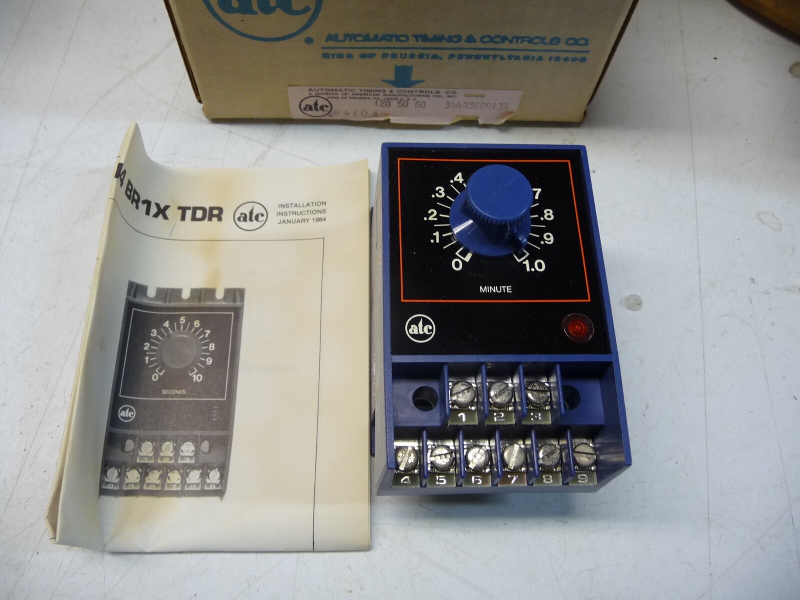 ATC – Marsh Bellofram, #344A360Q13X, On-delay/interval timer, 120vac