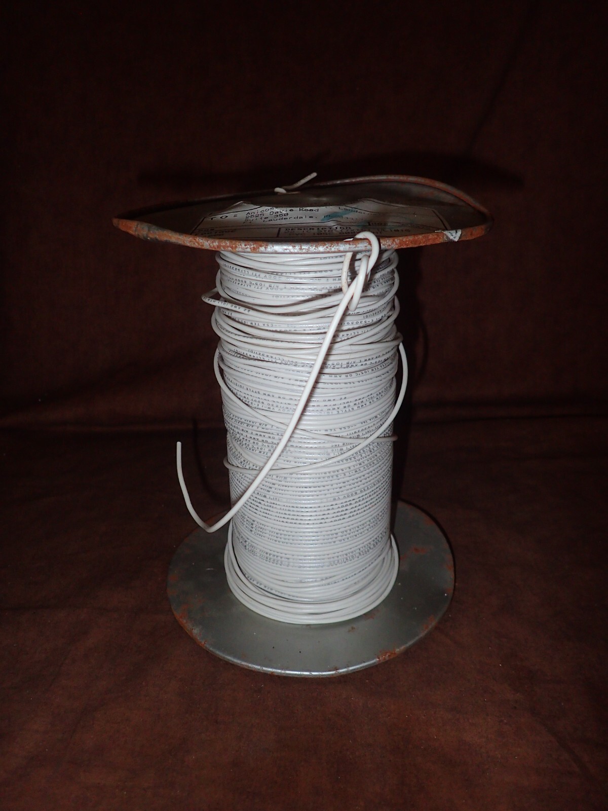 International Wire – White PVC HOOK-UP WIRE – TINNED COPPER 22 AWG – 500Ft