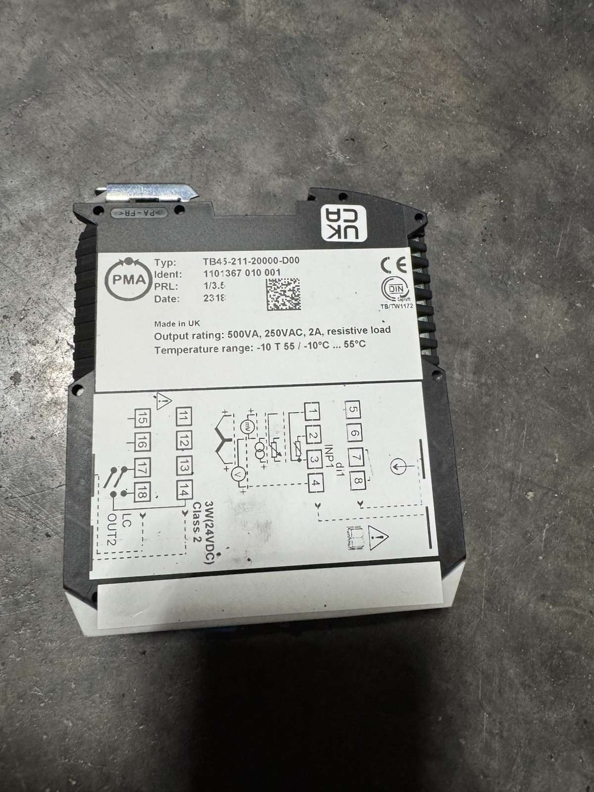 PMA temperature controller TB45-211-20000-D00