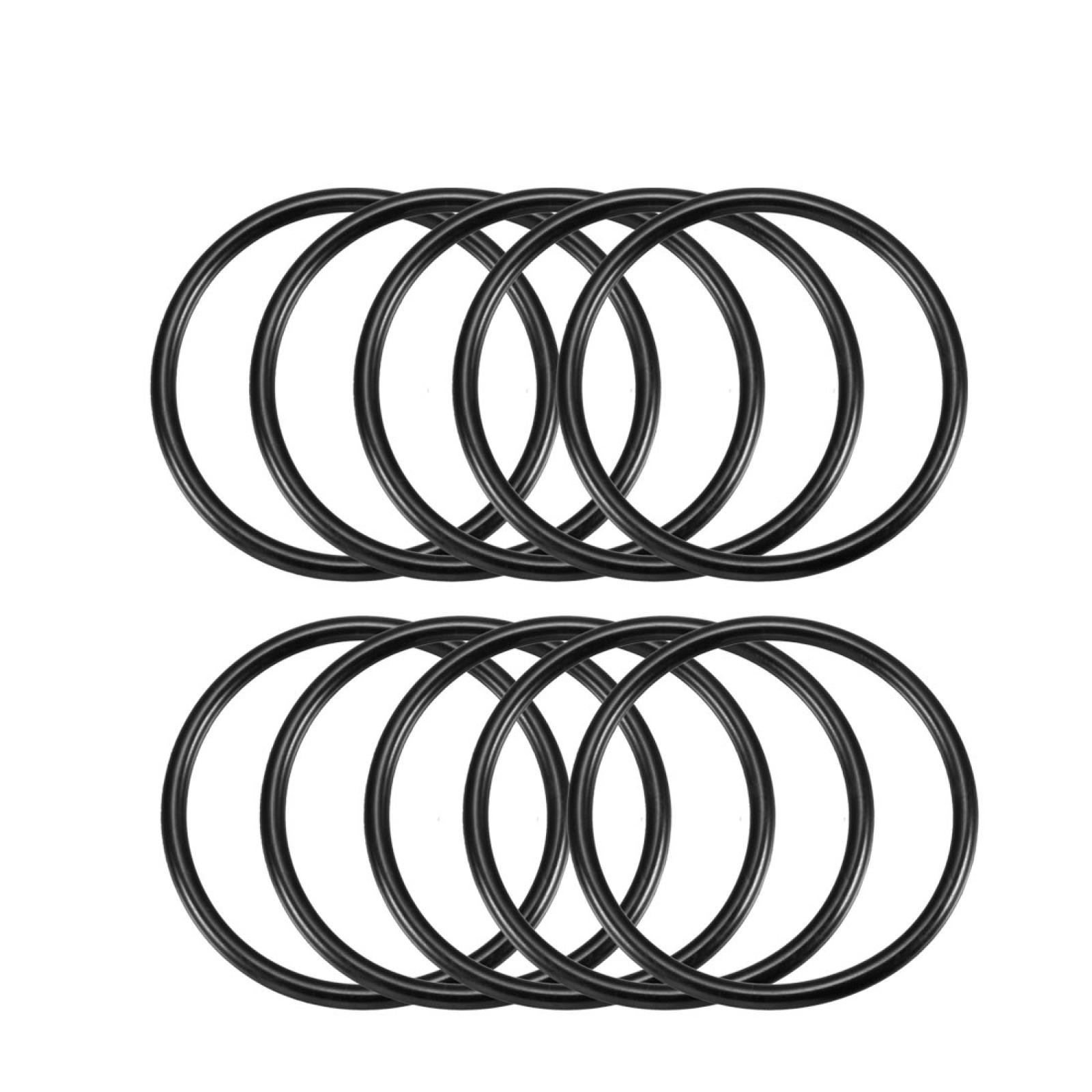 10Pc Metric O Rings Black Nitrile Rubber 55mm OD 3.5mm Thick