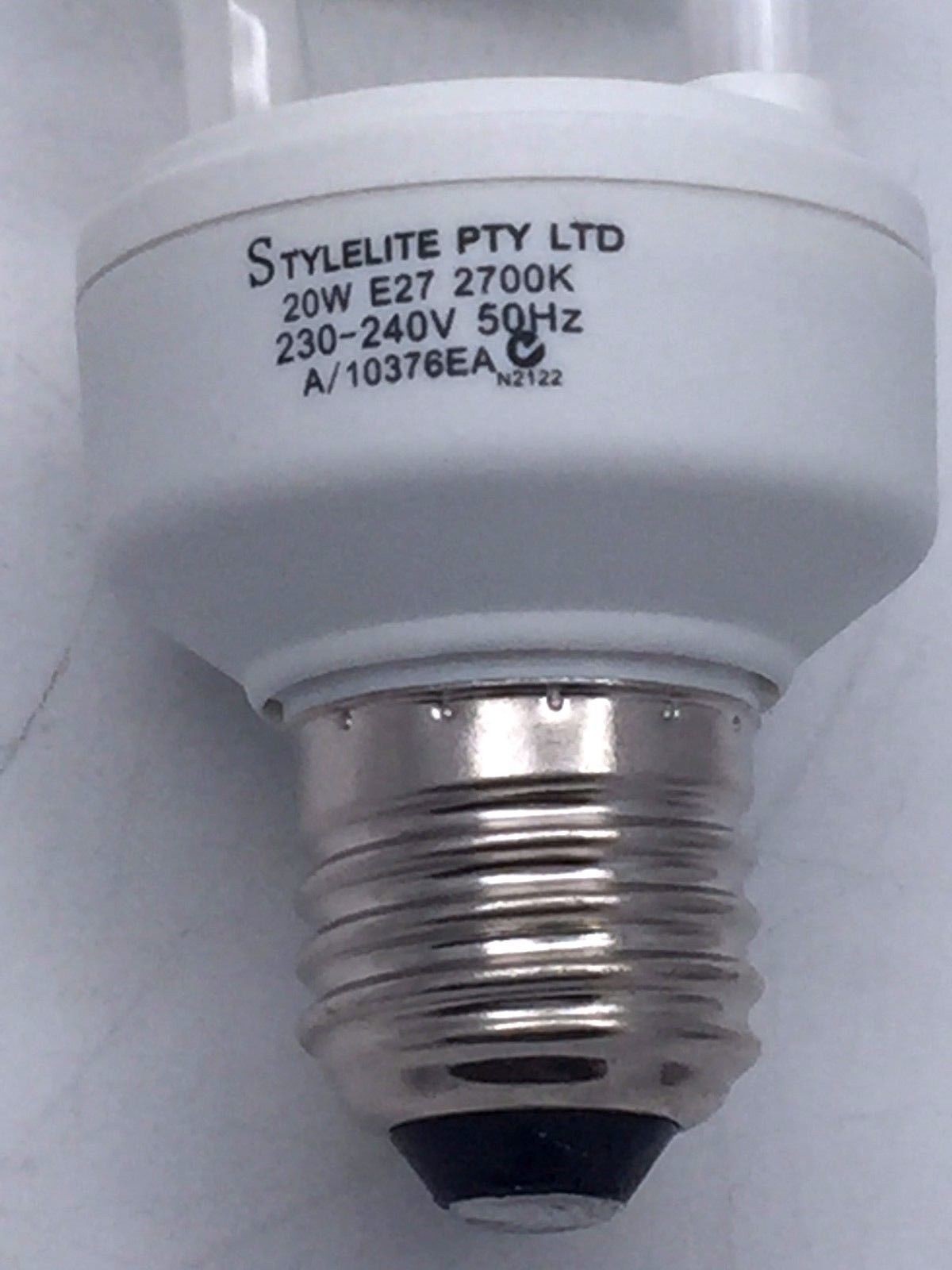 STYELITE STY420WWES Spiral Globe 20W 2700K E27 230-240V Lamp Warm White x4