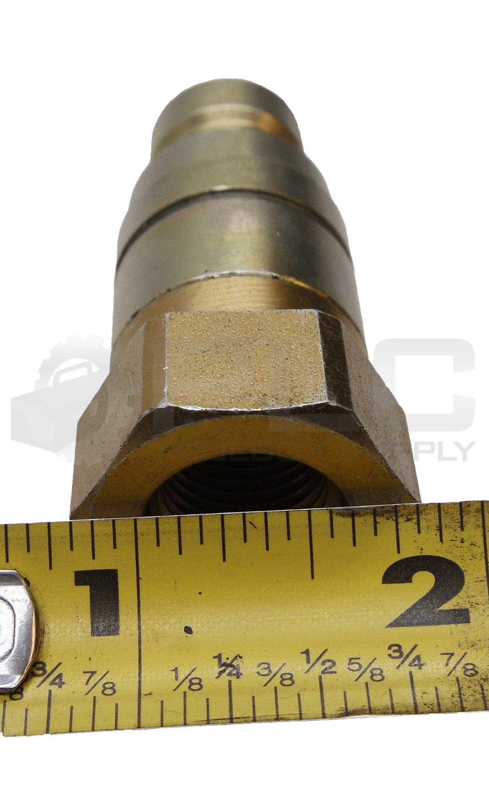 LOT OF 2 NEW KQM6H FLAT FACE COUPLER 3/8″ SAE-I02