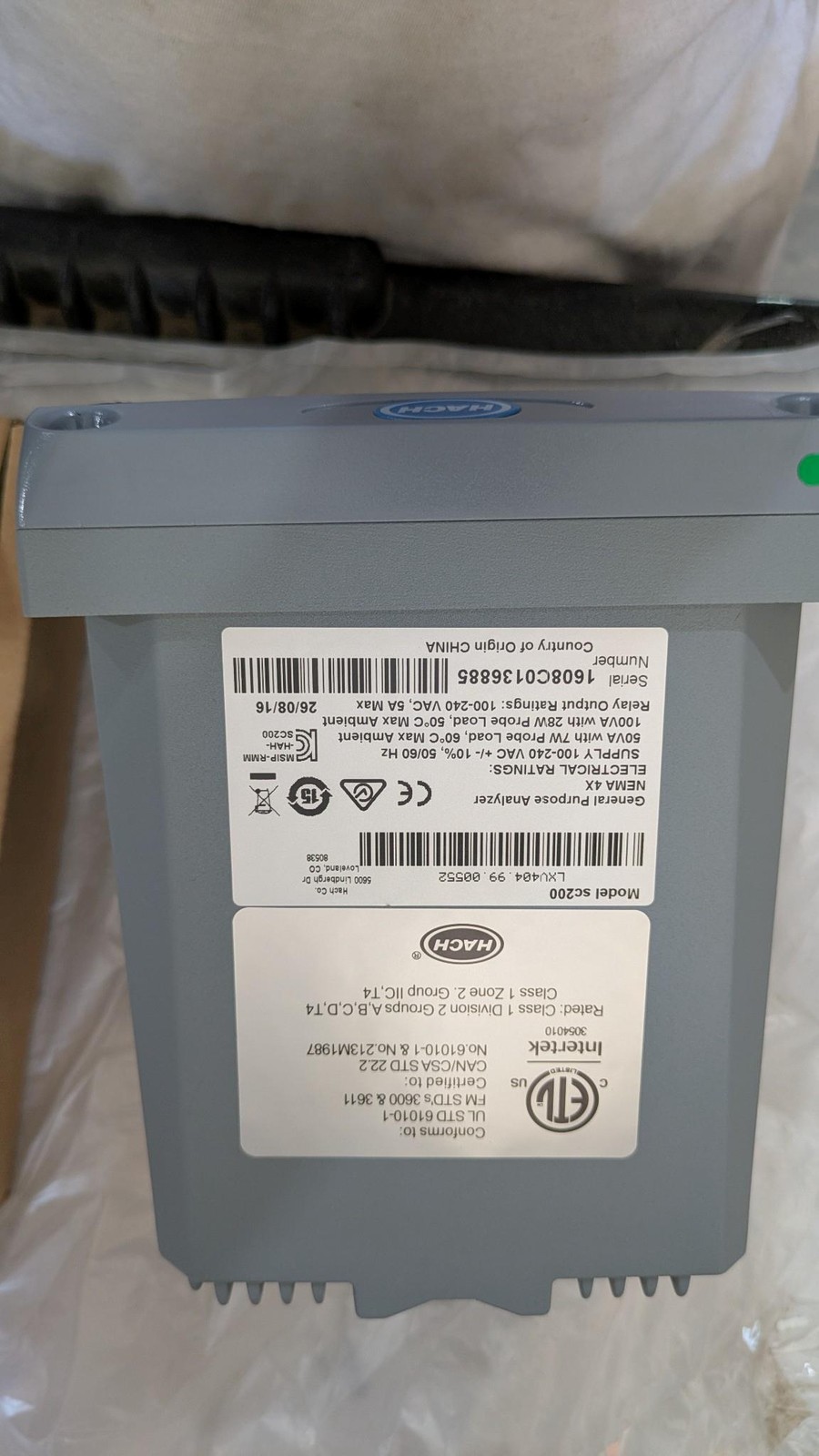 HACH INTERTEK LXV404.99.00552 GENERAL PURPOSE ANALYZER 100-240VAC 50/60HZ 50VA