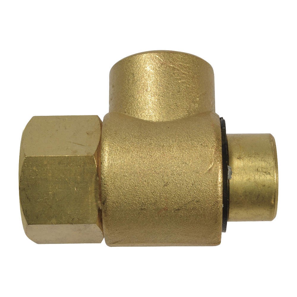 SPEEDAIRE TT2CUA51G Swivel,90 Deg.,Steel,3/8 in FNPT Inlet 45N315