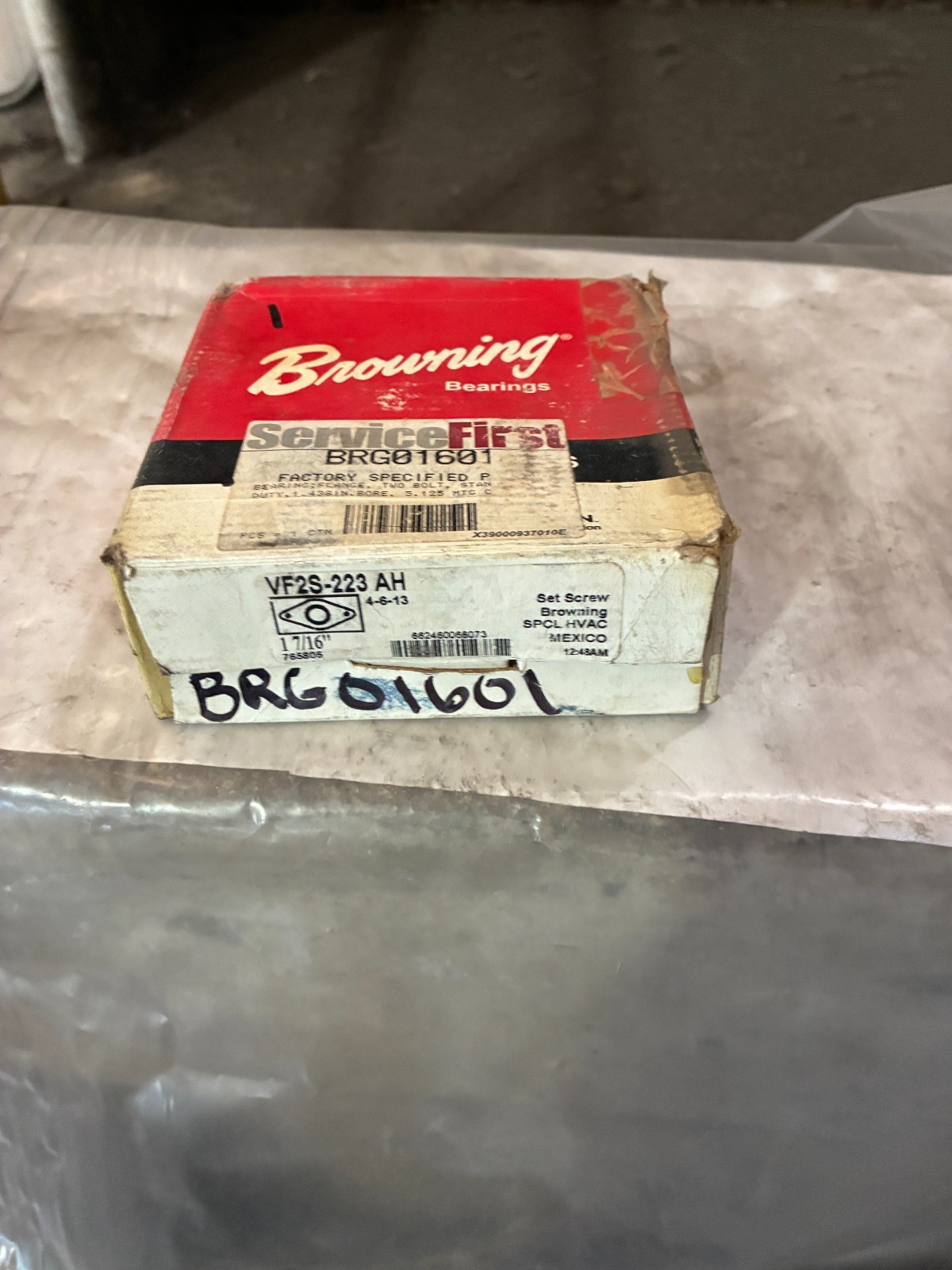 Trane ServiceFirst Bearing Flange BRG01601 X39000937010E Browning VF2S-223AH OEM