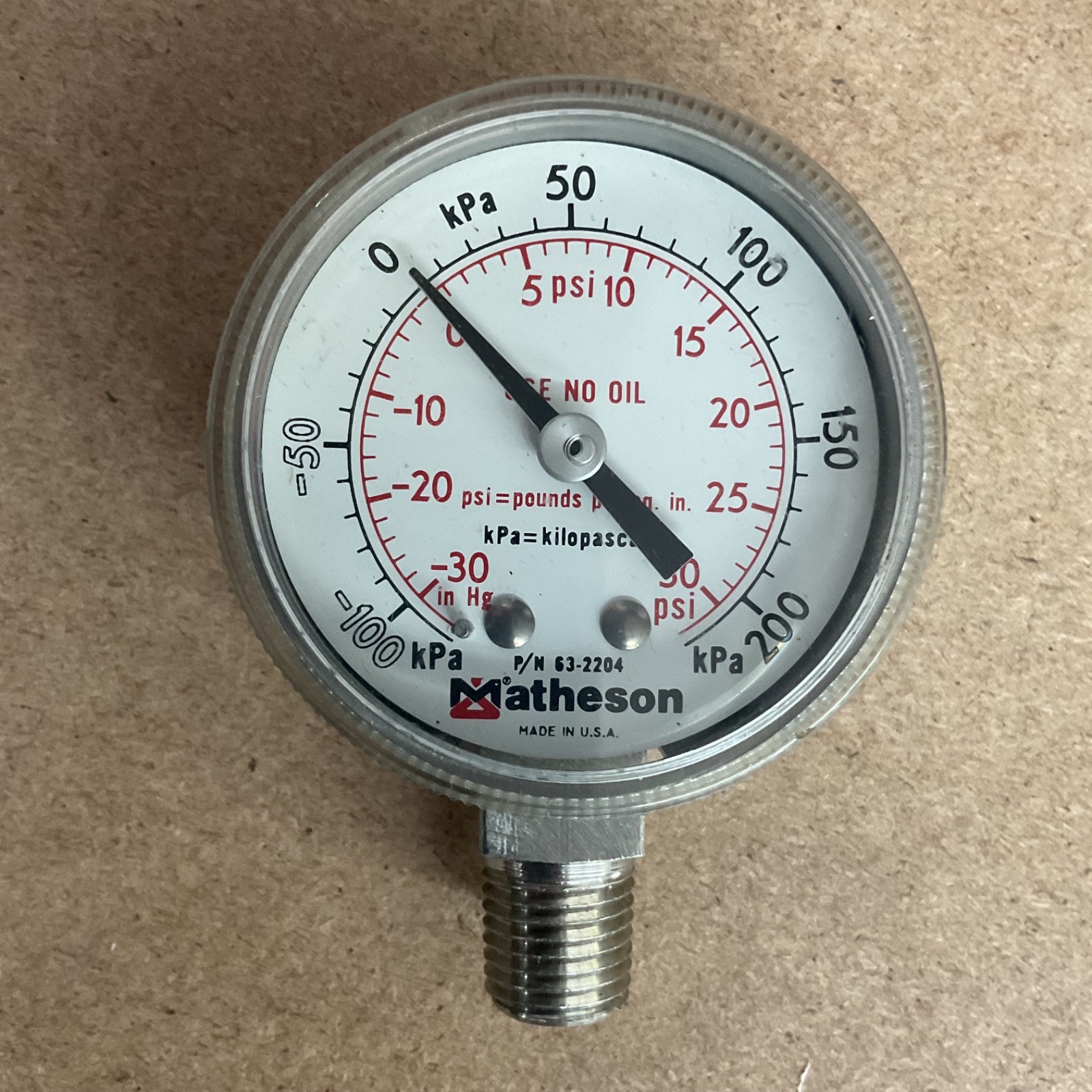 Pressure Guage Lot of 10 Ashcroft / U.S. Gauge USG / Span Instruments / Matheson