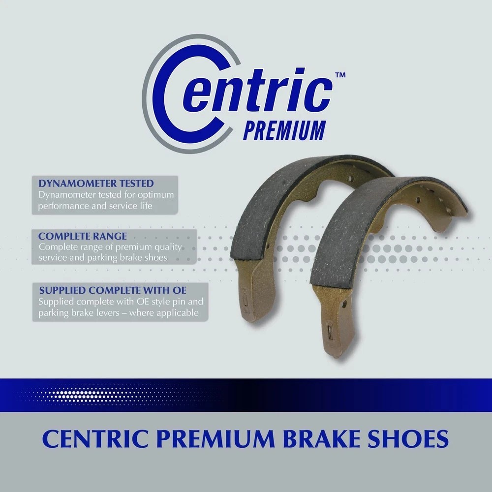 Centric Premium Replacement Rear Brake Shoe Set for Select Nissan and Infiniti