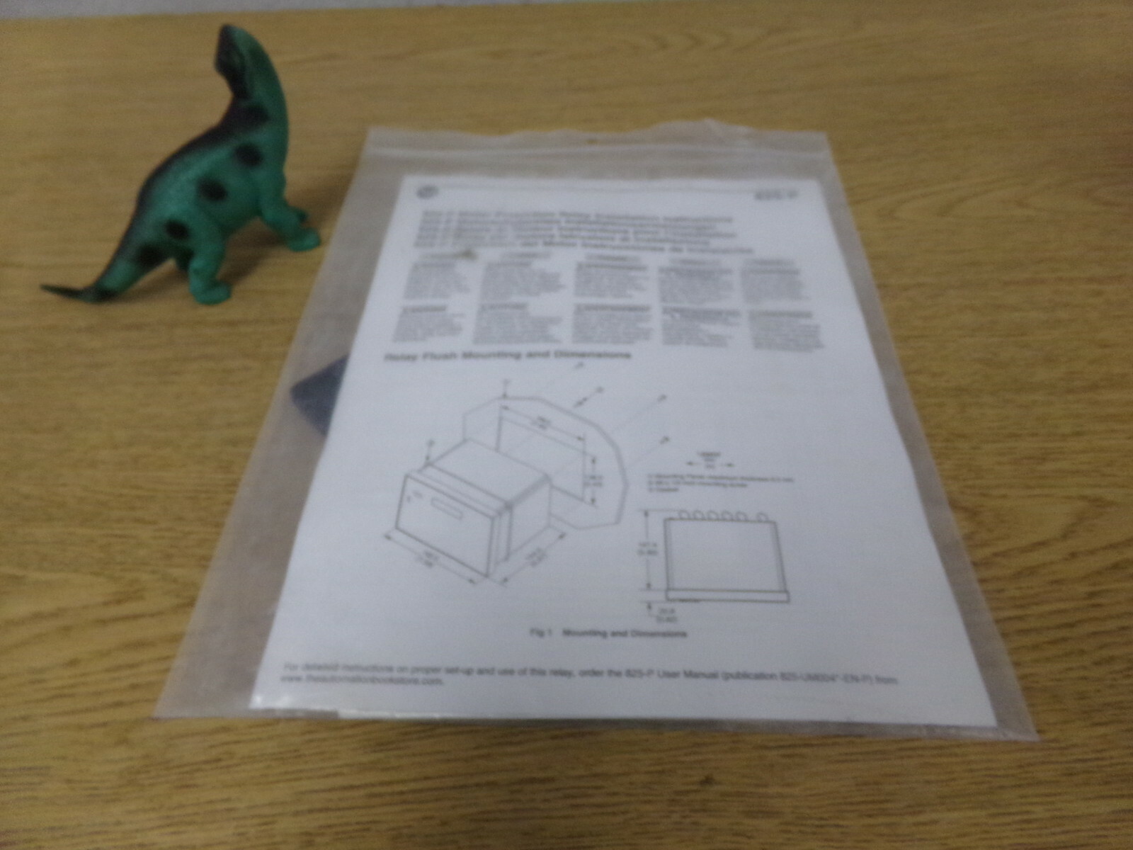 NEW Allen Bradley 825-P Motor Protection Relay Instructions *FREE SHIPPING*