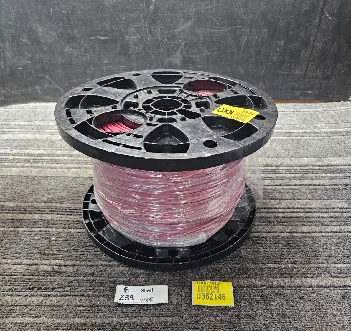 Prysmian Carol E3512S 16 AWG 2-Conductor 1000 ft Unshielded FLP Cable, Red