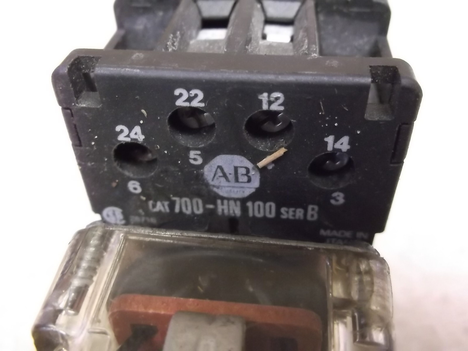 AMF Potter & Brumfield Relay KRP11DG w/ Allen Bradley Socket Base 700-HN100