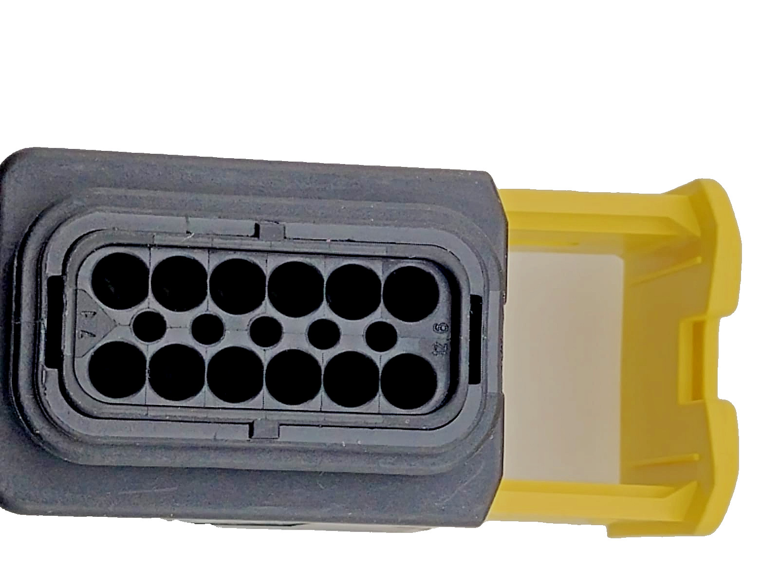 TE 1-1703639-1 , 12 Position Housing, Housing for Female Terminals, Wire-to-Wire