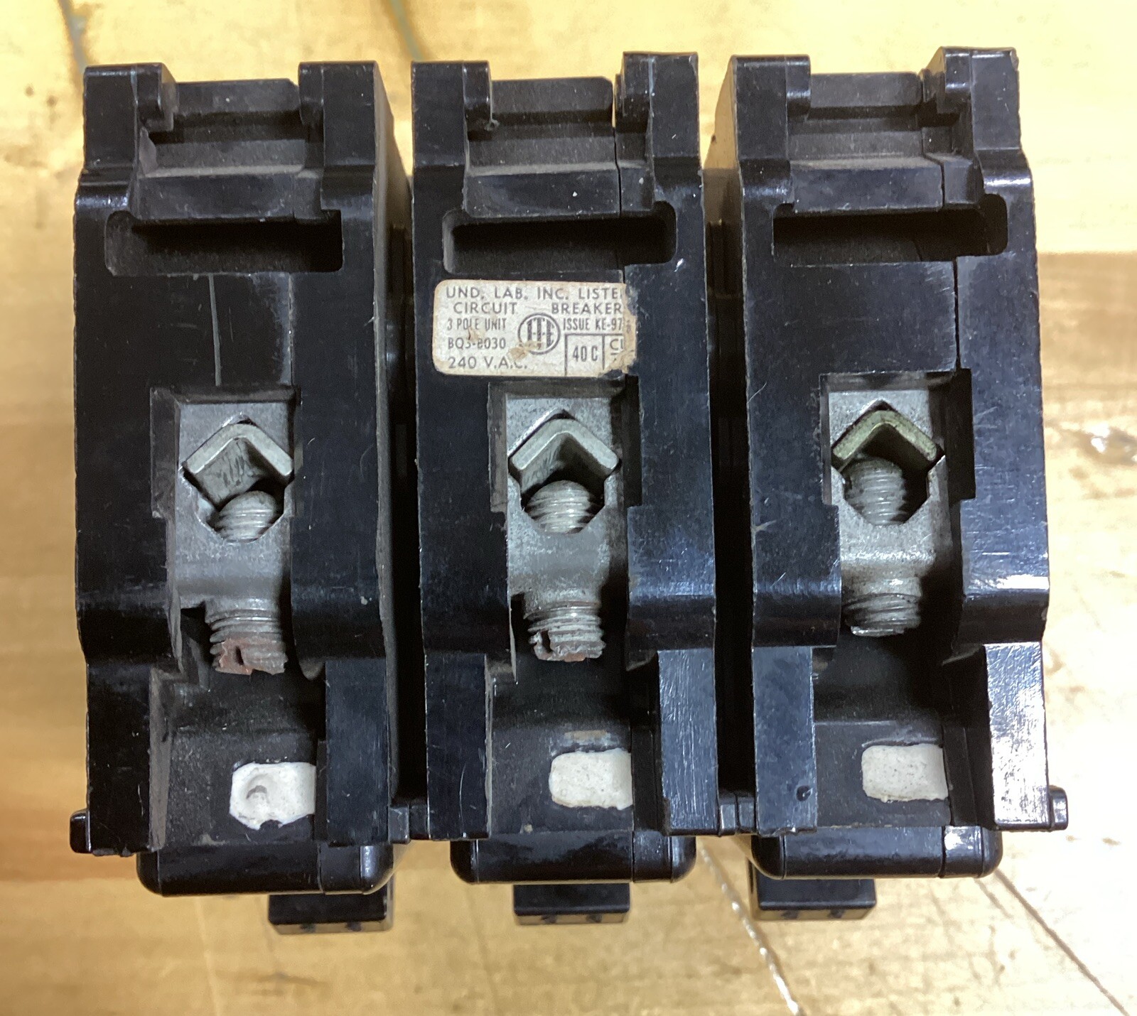 ITE Circuit Breaker BQ3B030 Type EQ-B 30A 3 Pole