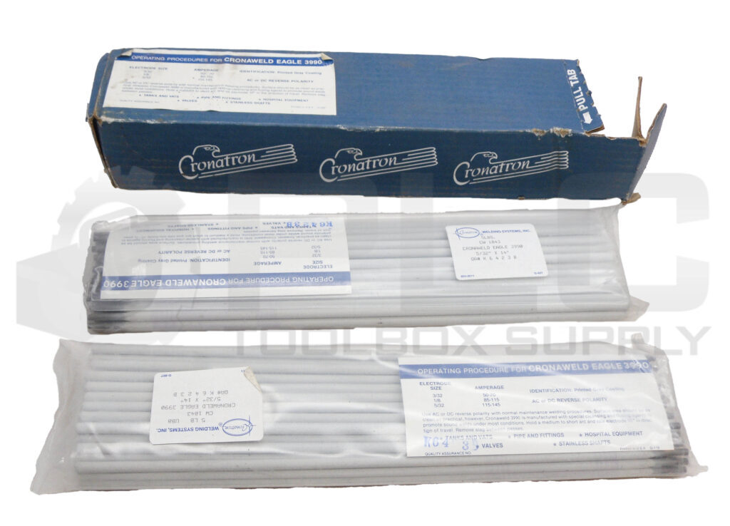 NEW CRONAWELD EAGLE STAINLESS STEEL STICK ROD ELECTRODE 5/32″ X 14″ CW1843