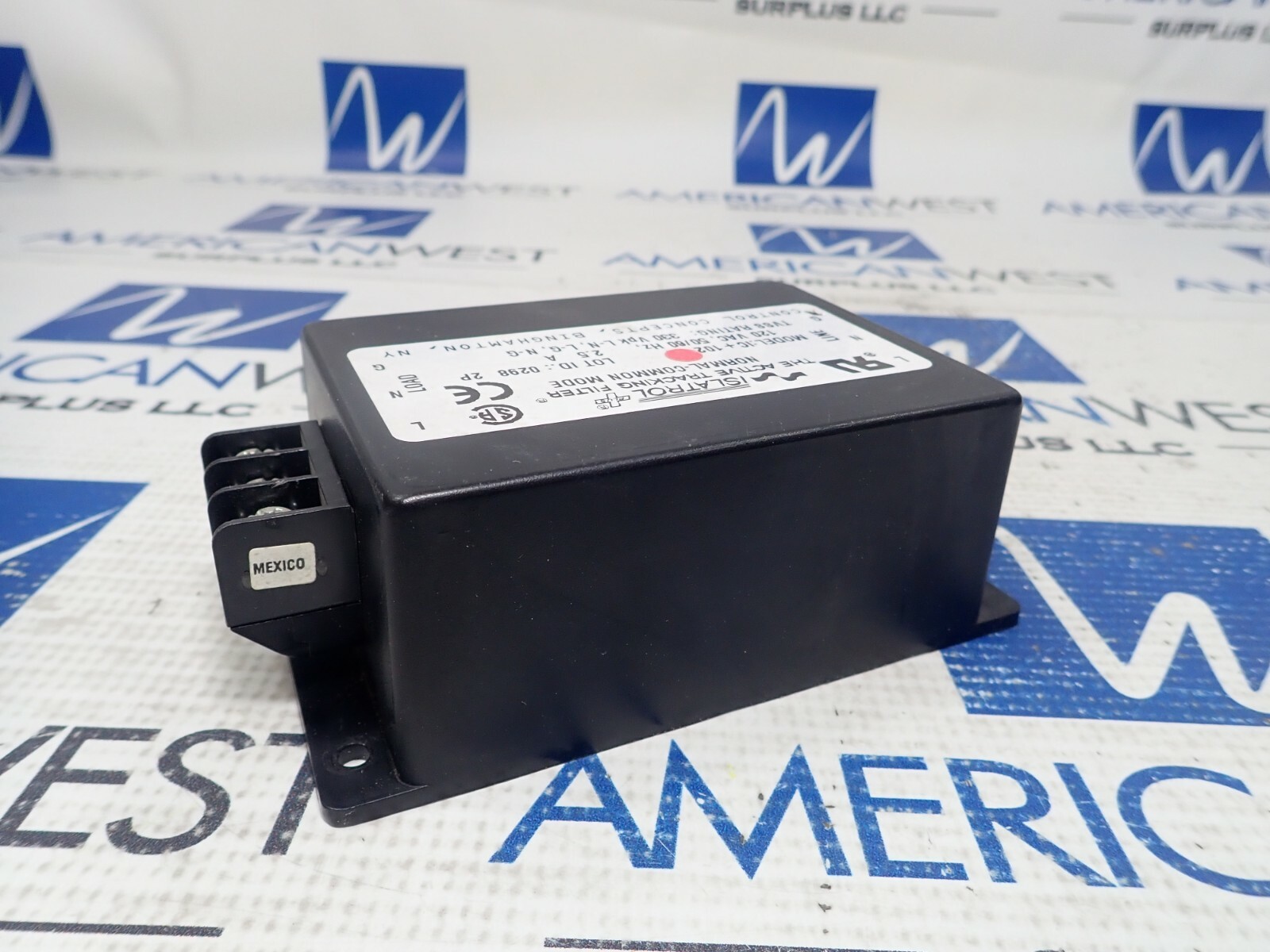 CONTROL CONCEPTS ISLATROL MODEL IC+102 ACTIVE TRACKING FILTER