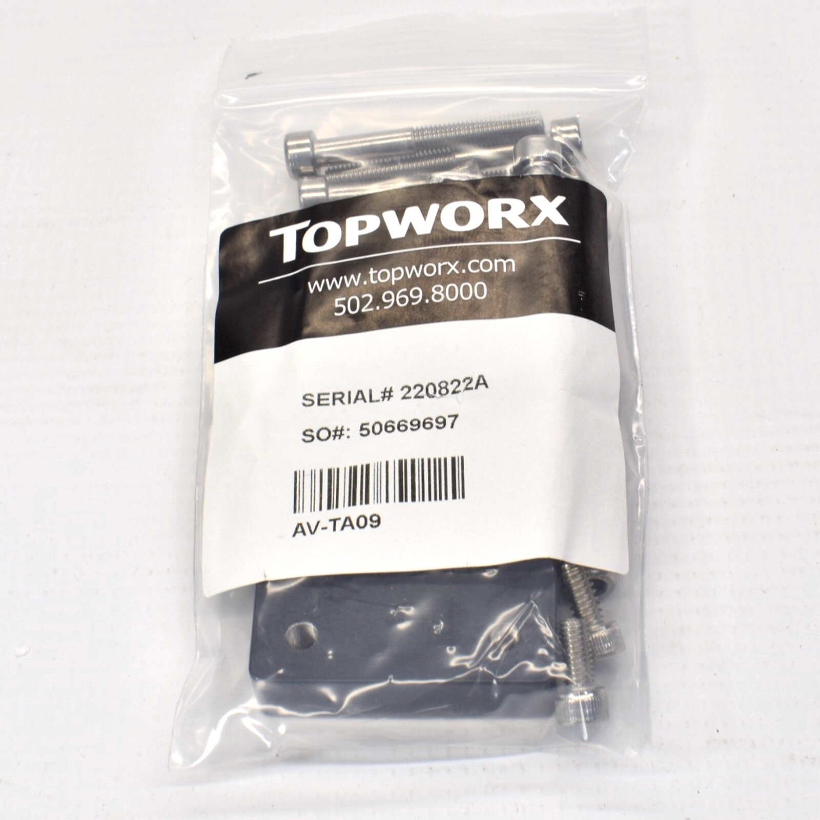Topworx AV-TA09 Mounting Kit For Txp Switch 20 X 80 NEW