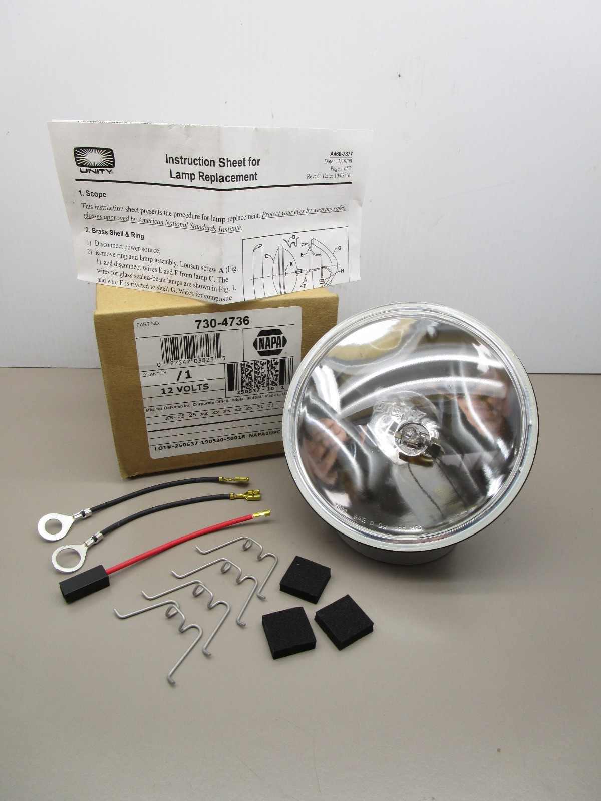 Unity U-7682 5″ Spot Lamp HID Conversion Kit 100W 12V