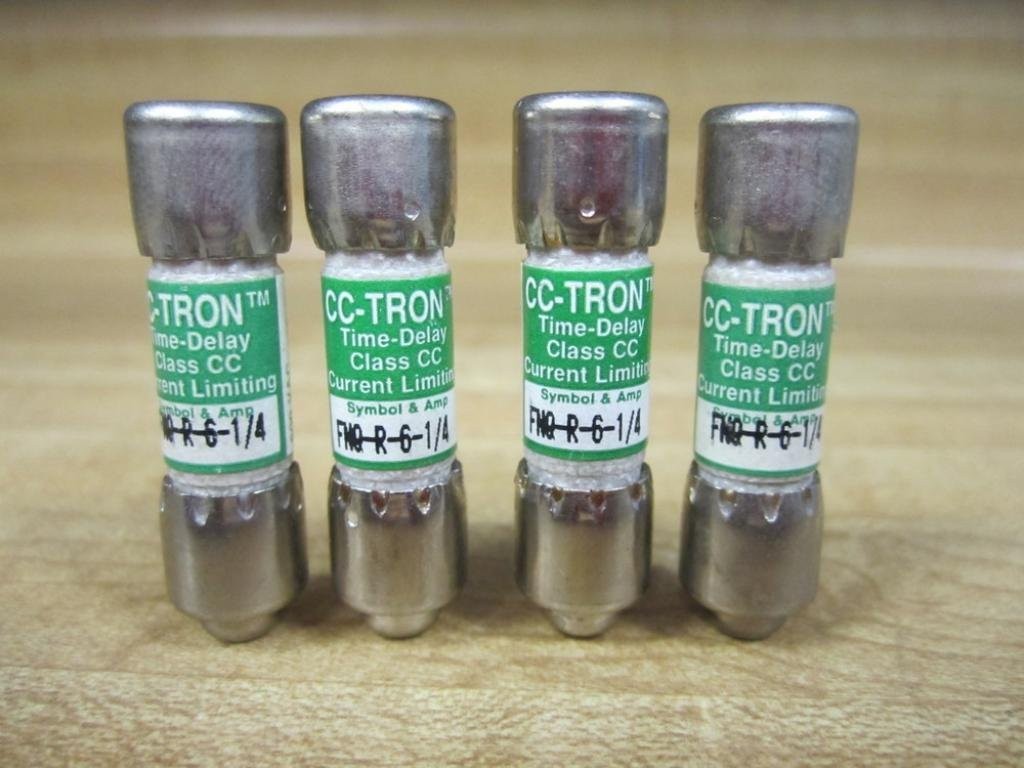 Bussmann FNQ-R-6-1/4 Time-Delay Fuse FNQR614 (Pack of 4) – New No Box