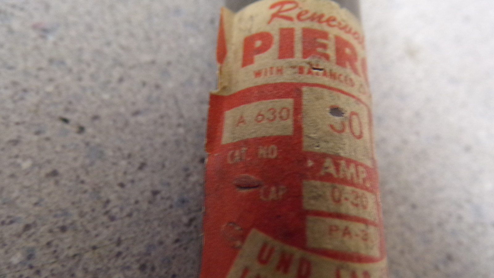 NEW Pierce A630 Renewable Fuse *FREE SHIPPING*