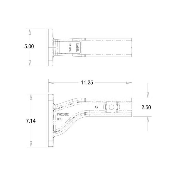 Buyers Products Pm25812 Pintle Mount, 3-Position, Carbon Steel