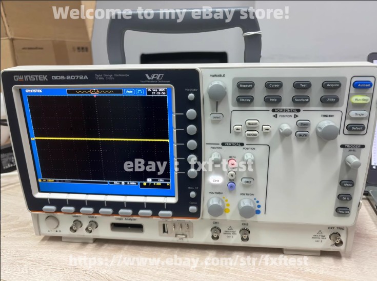 1 PCS Test OK GW Instek Gwinstek GDS-2072A Digital Storage/ft
