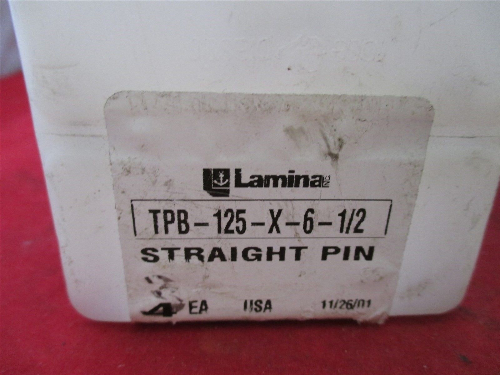 Lamina TPB-125-X-6-1/2 Straight Pin new