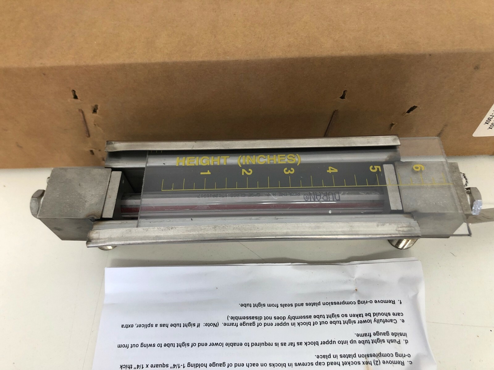 NIB! KENCO 100-PSIG ATMOSPHERICAMBIENT FLOW METER GAUGE 88M50-8.50-AVH-RL-ATM-NS