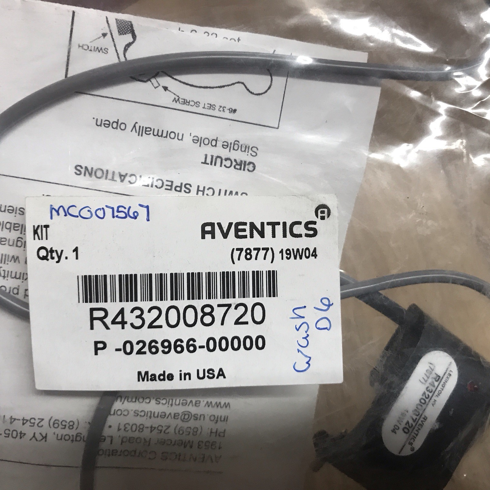 AVENTICS R432008720 Proximity Switch