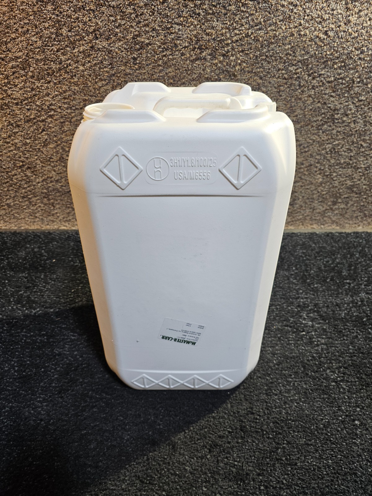 (QTY 2) McMaster-Carr 7 Gallon Shipping Jug Tighthead Container Rectangular