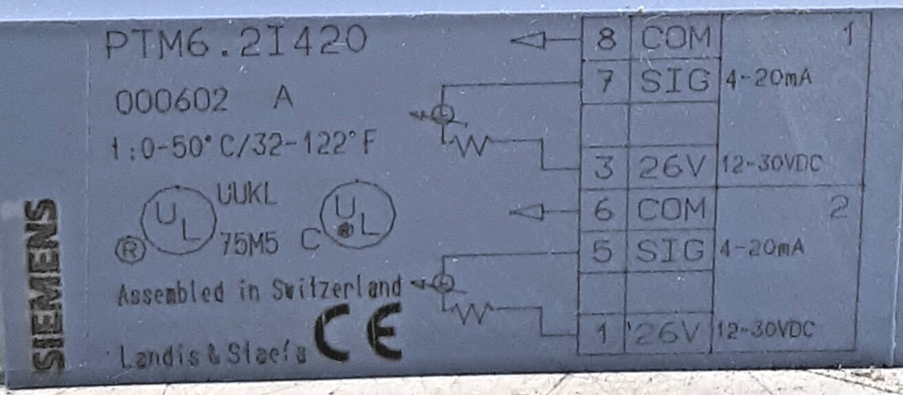 Siemens PTM6.2I420 Termination Module