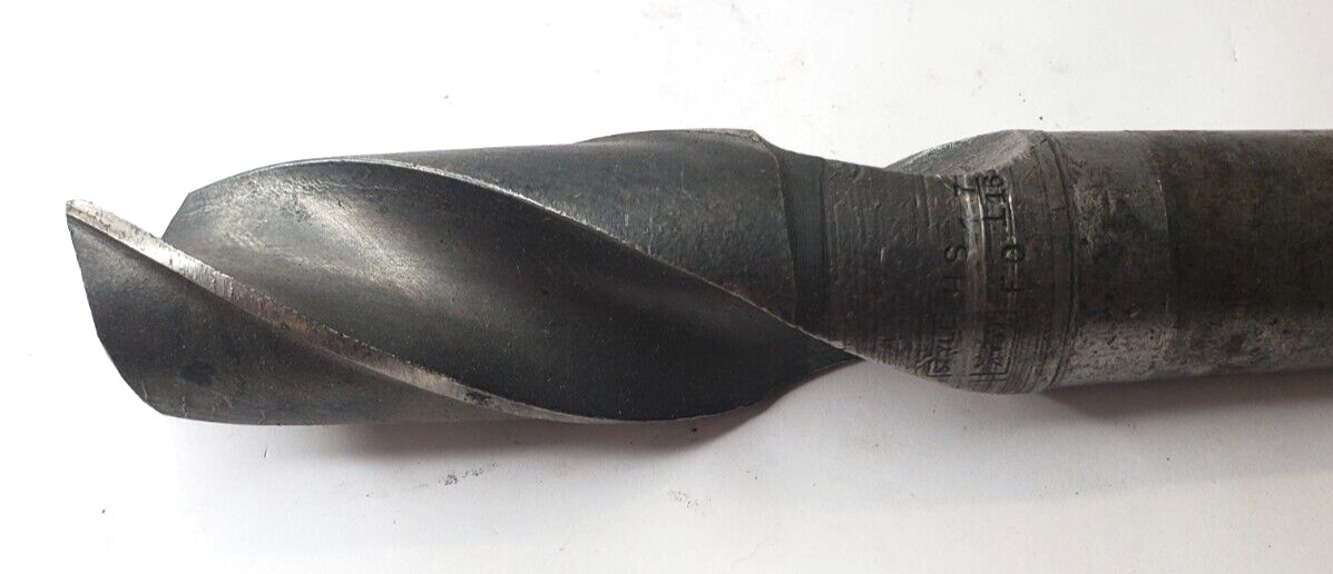 UNBRANDED TAPERED SHANK DRILL BIT 1-7/16 SPIRAL HS 9-5/8″ OAL 4-3/8″ LOC 2 FLUTE