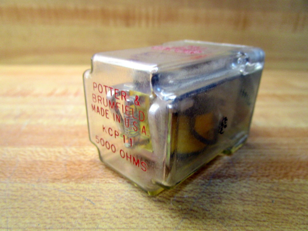 Potter & Brumfield KCP11-5000 Ohms AMF Relay KCP11-5,000 Ohms