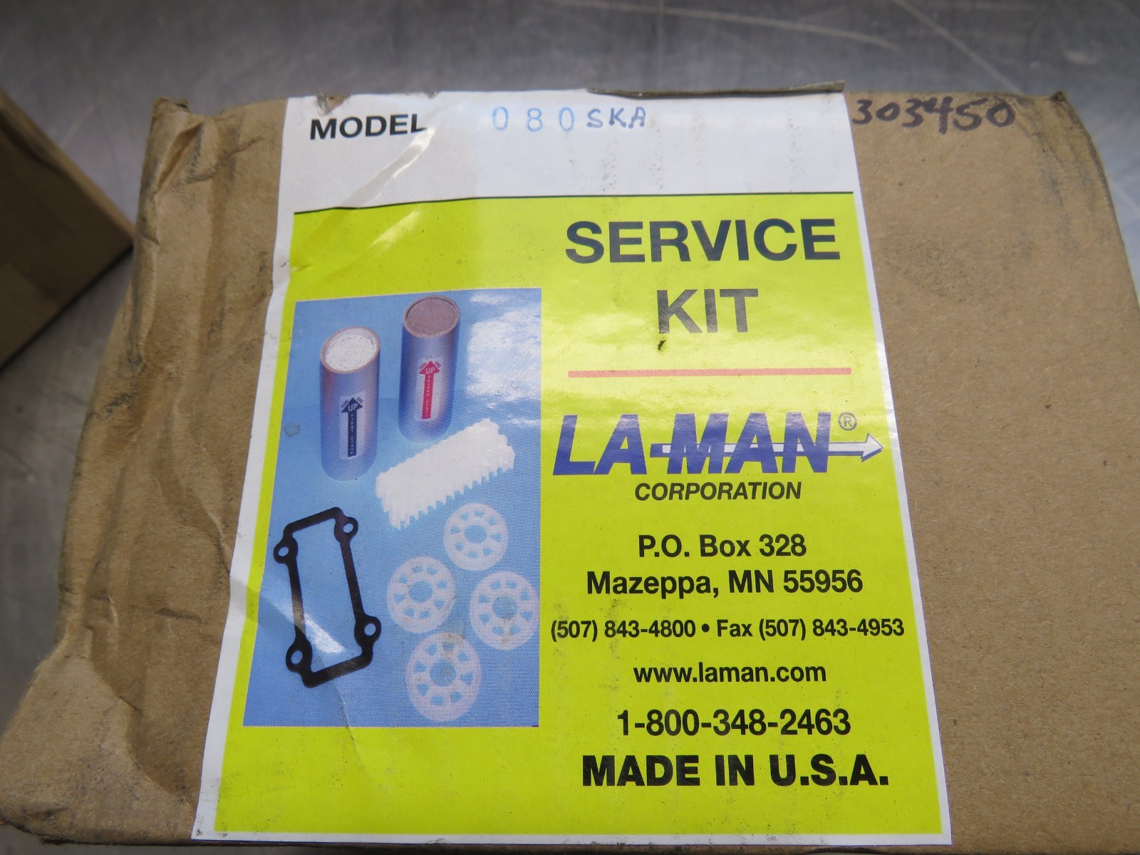 LA-MAN Model 080SKA Extractor Dryer Service Kit