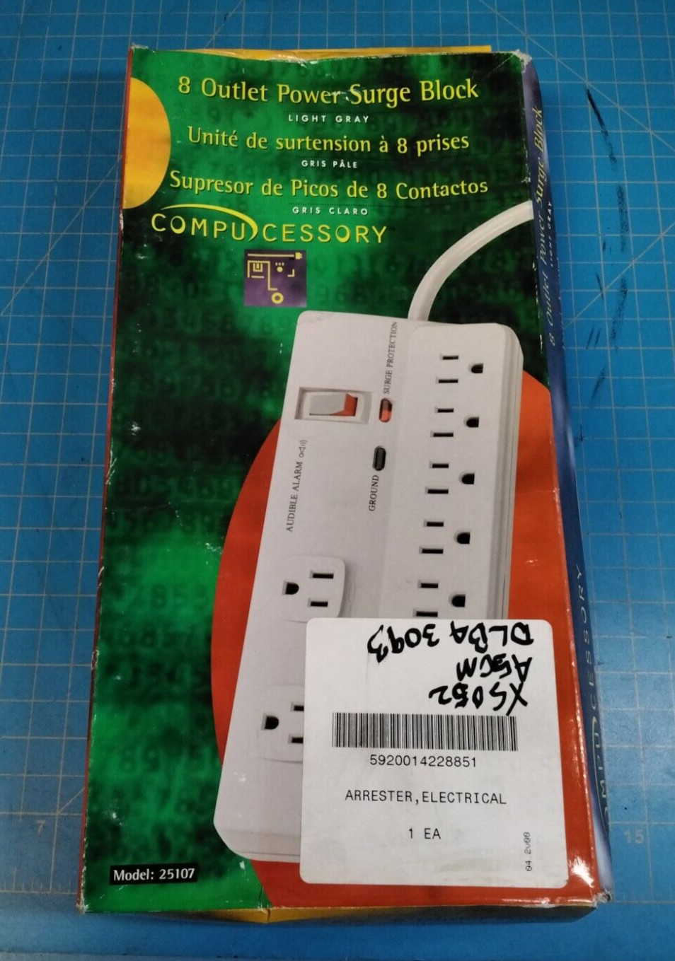 Compucessory 8-Outlet Strip Surge Protector