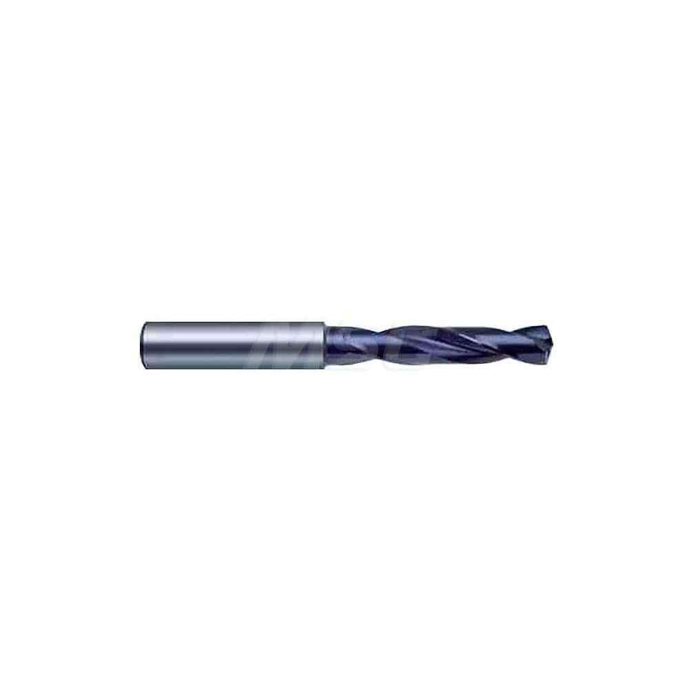 Guhring 9055100085000 Stub Drill Bit: 0.3346″ Diam 140deg Solid Carbide Coated,