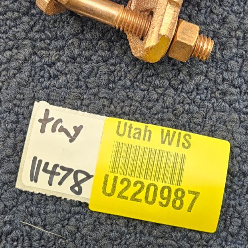 Burial Grounding Connector, Copper Alloy 4 SOL-2/0 STR 1/2 ROD 1/4 IPS