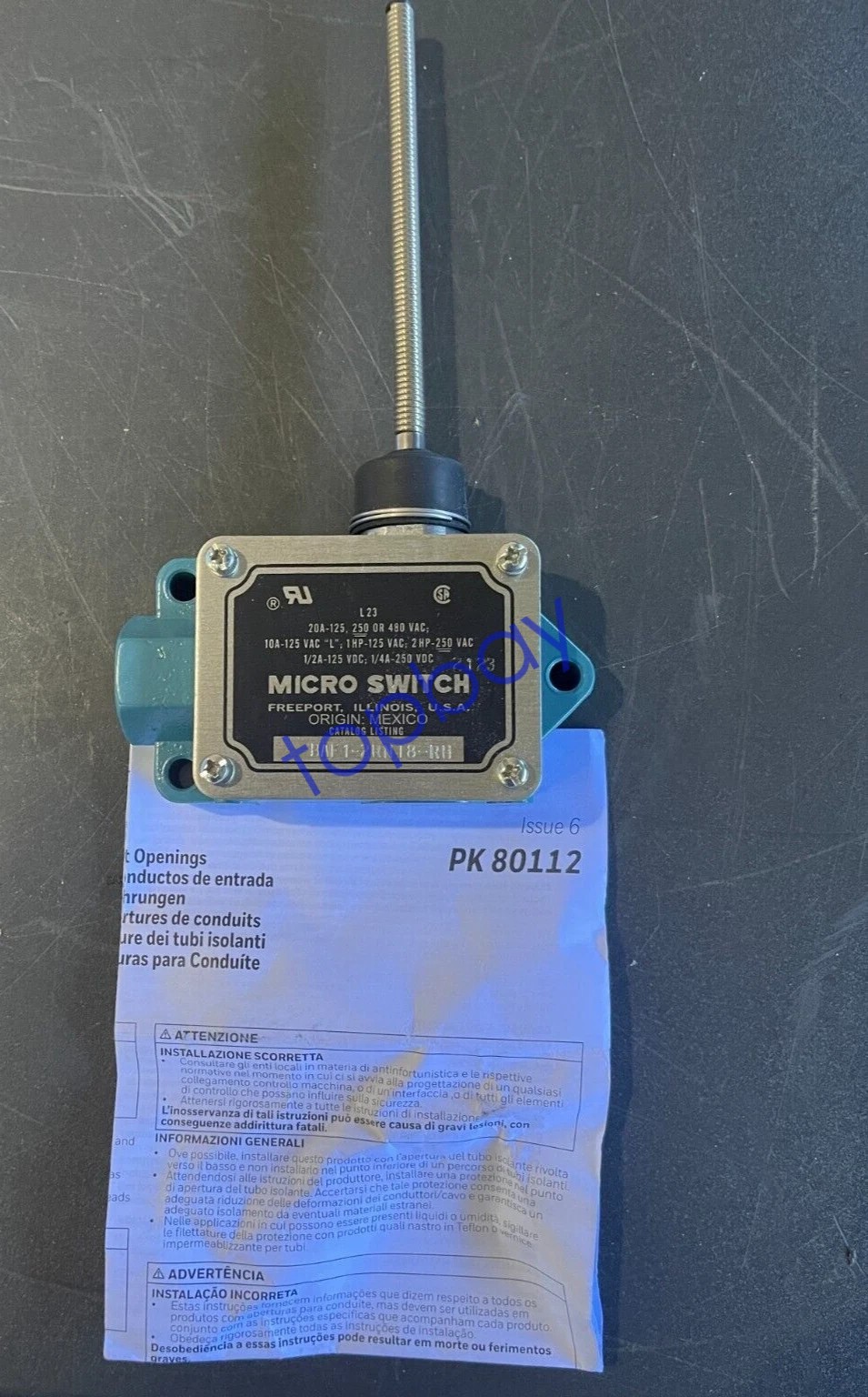 HONEYWELL BAF1-2RN18-RH microswitch