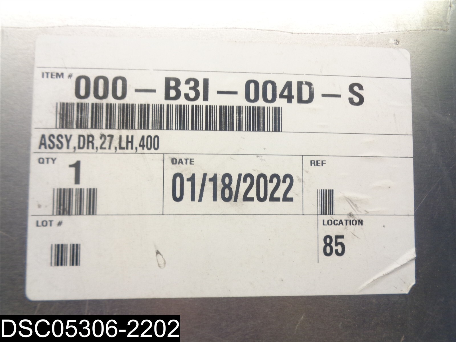 Dented: 000-B31-004D-S Delfield Door Assembly 26-1/2″ x 28″