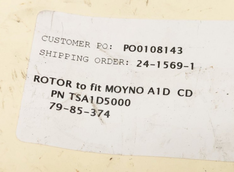 New Moyno TS A1D5000 Rotor for A1D CD – No Box