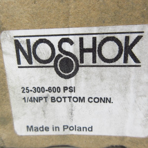 NOSHOK 25-300-600PSI 1/4″ NSMP