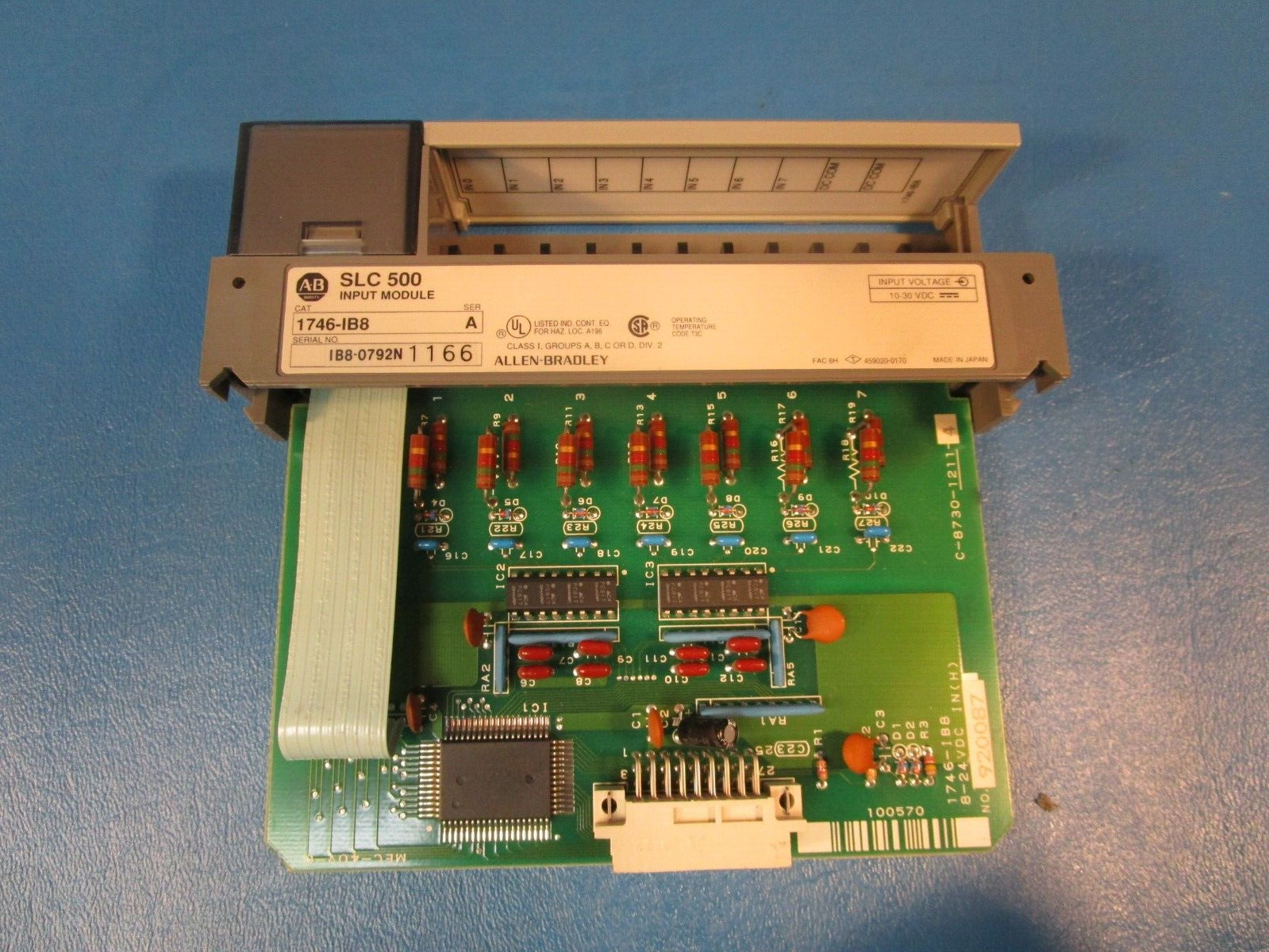 REFURBISHED ALLEN BRADLEY 1746-IB8, SLC 500 INPUT MODULE, Series A