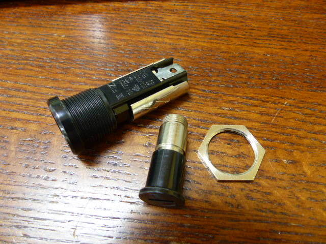 SCHURTER 0031.2203 Qty of 3 per Lot Fuse Holder FIZ SLOTTED IP40