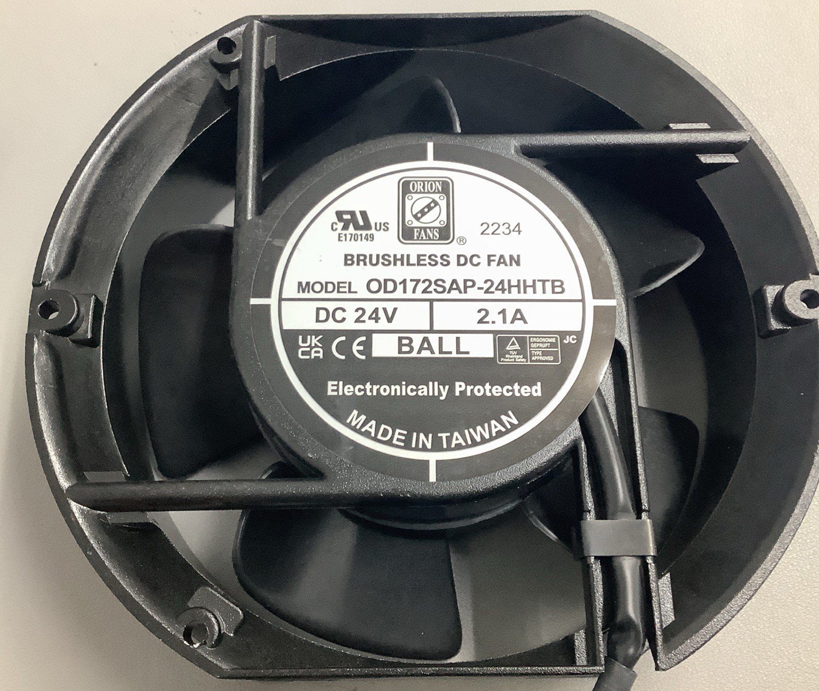 Orion Fans 24VDC 2.1A Brushless DC Fan OD172SAP-24HHTB (r32)