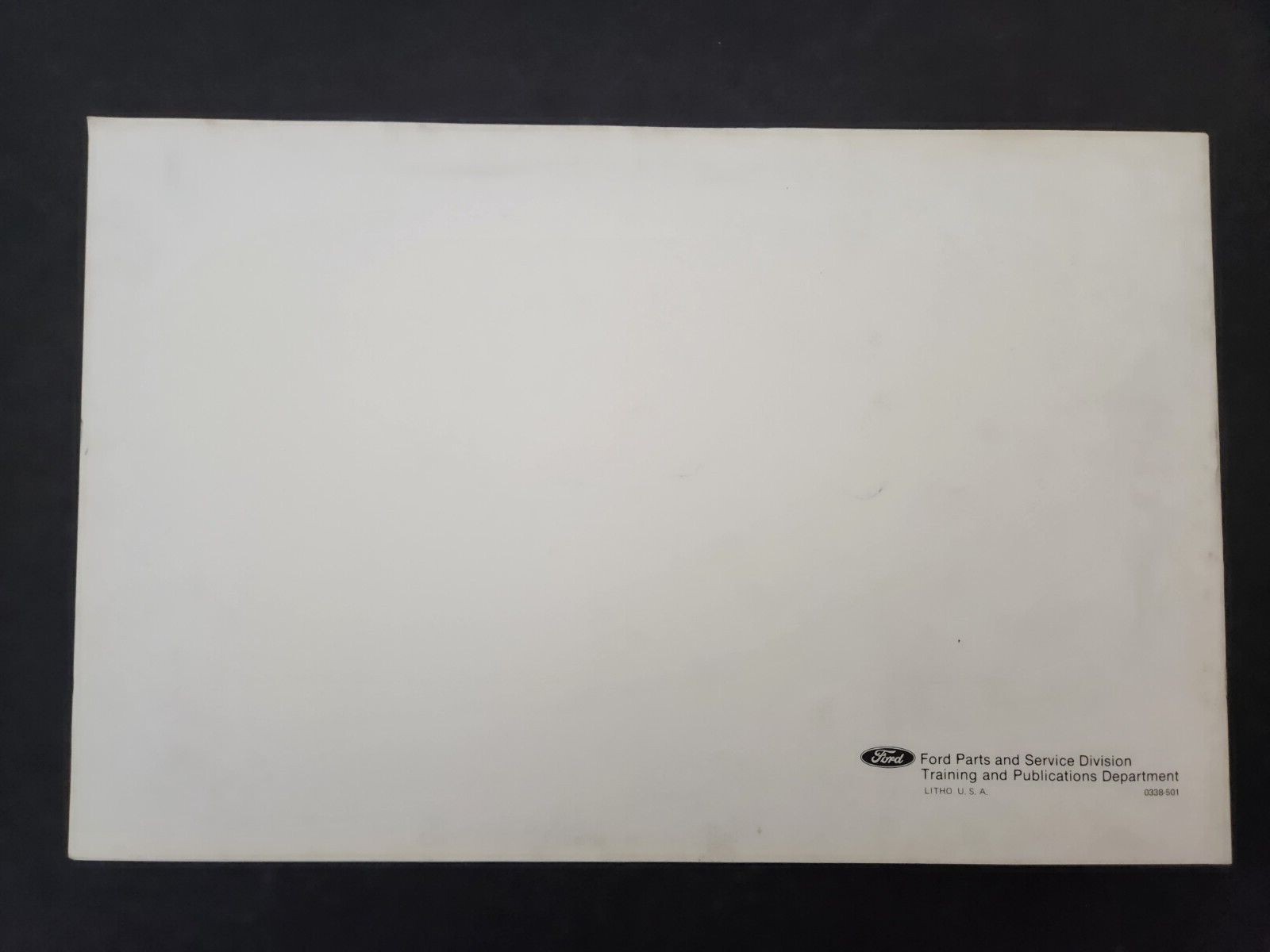 1978 Ford Fiesta Electrical & Vacuum Troubleshooting Wiring Manual.