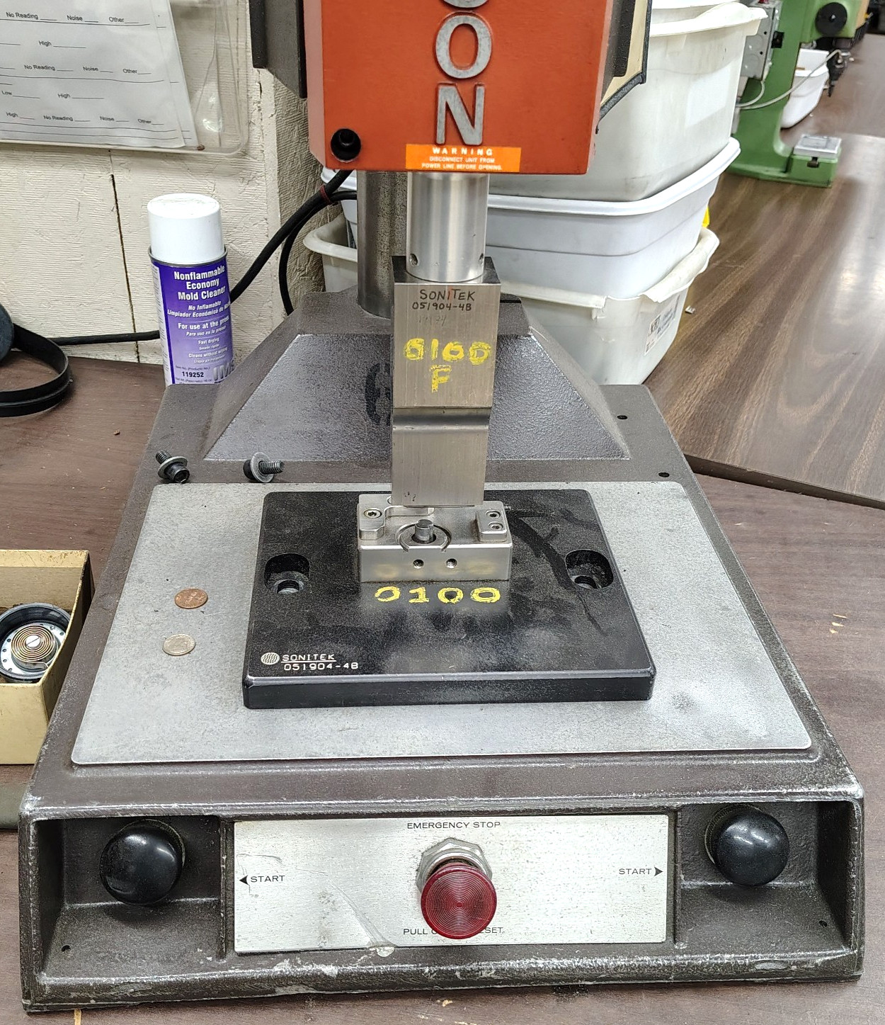 Branson 8400 Ultrasonic Welder Complete System 20kHz Manufacturing Equipment #1