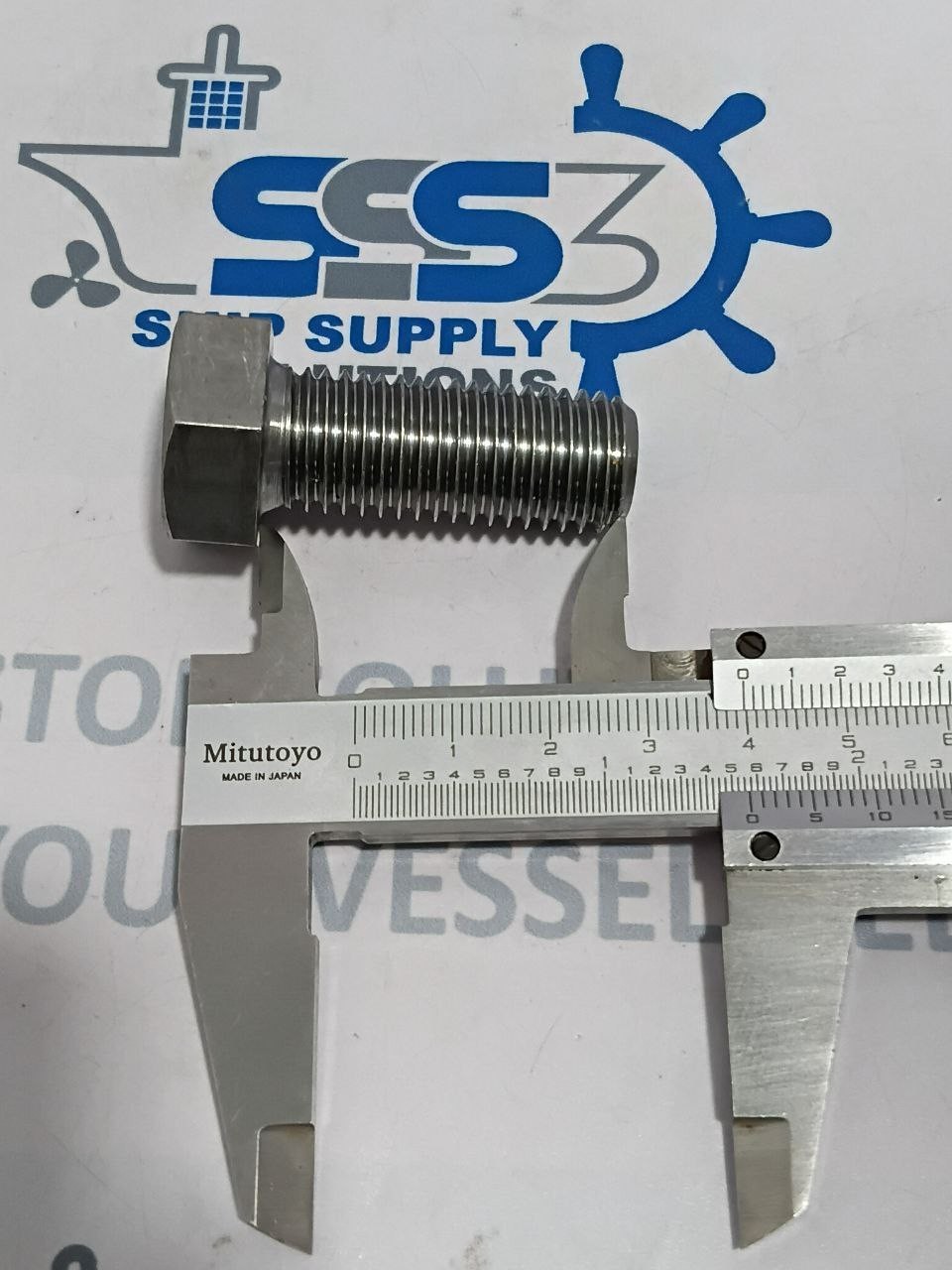 M16 x 40mm Stainless Steel Hex Bolts (6pc) | MHI Mitsubishi 101-515-040-2