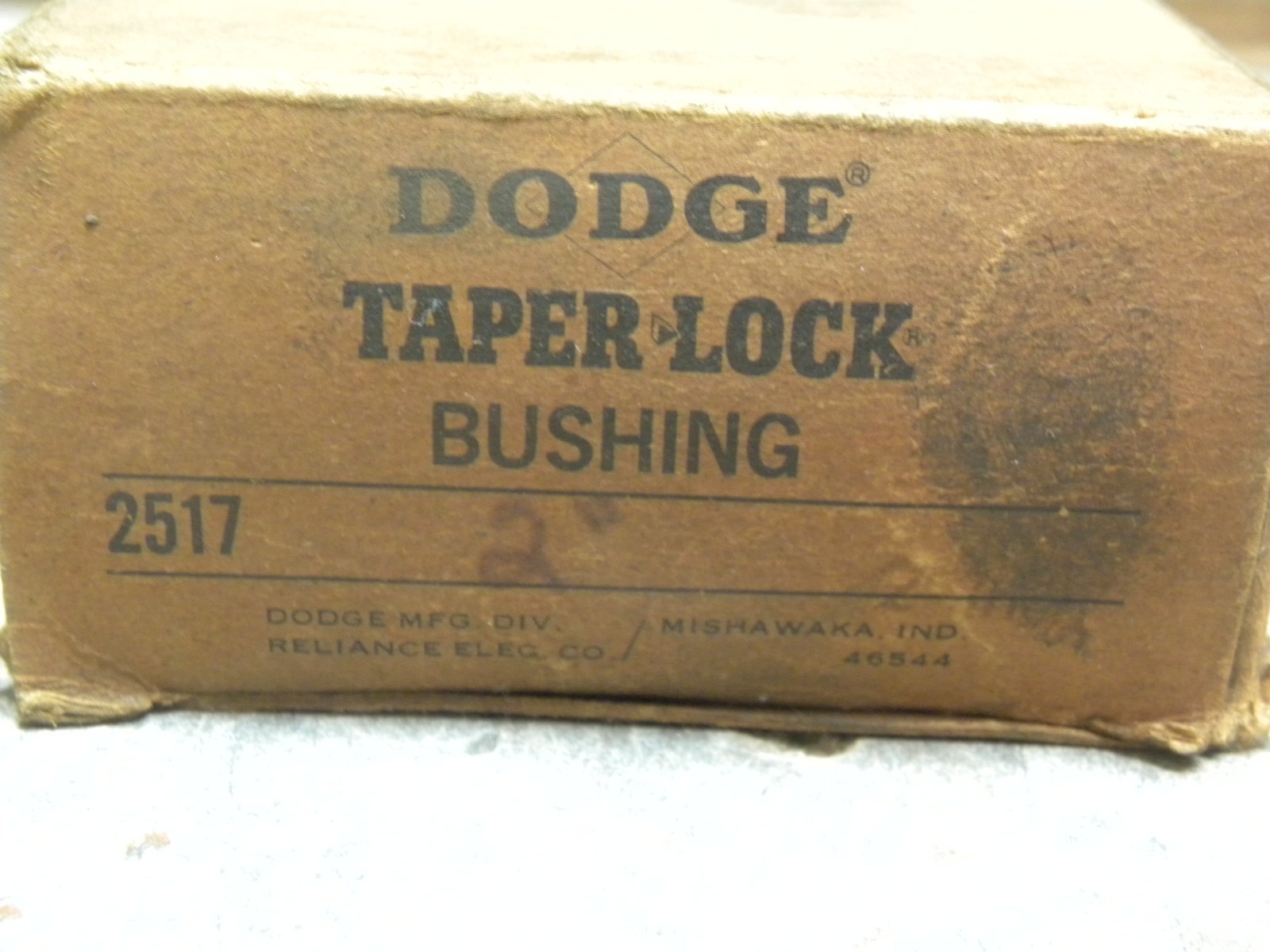 NEW Dodge Taper Lock Bushing 2517 / 2″