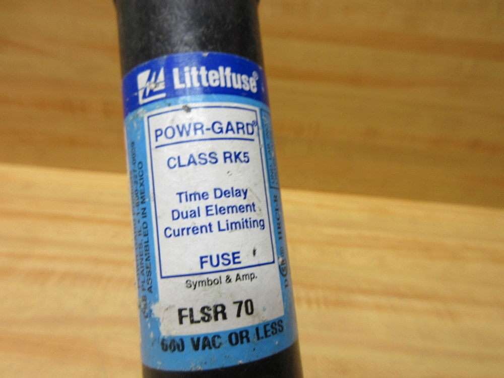 Littelfuse FLSR-70 Fuse Cross Ref 6A835 (Pack of 3)