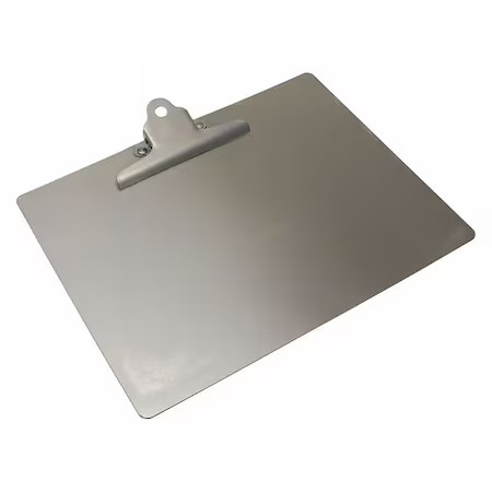 8-1/2″ X 11″ Clipboard, Silver, 300-O05-P45-A10