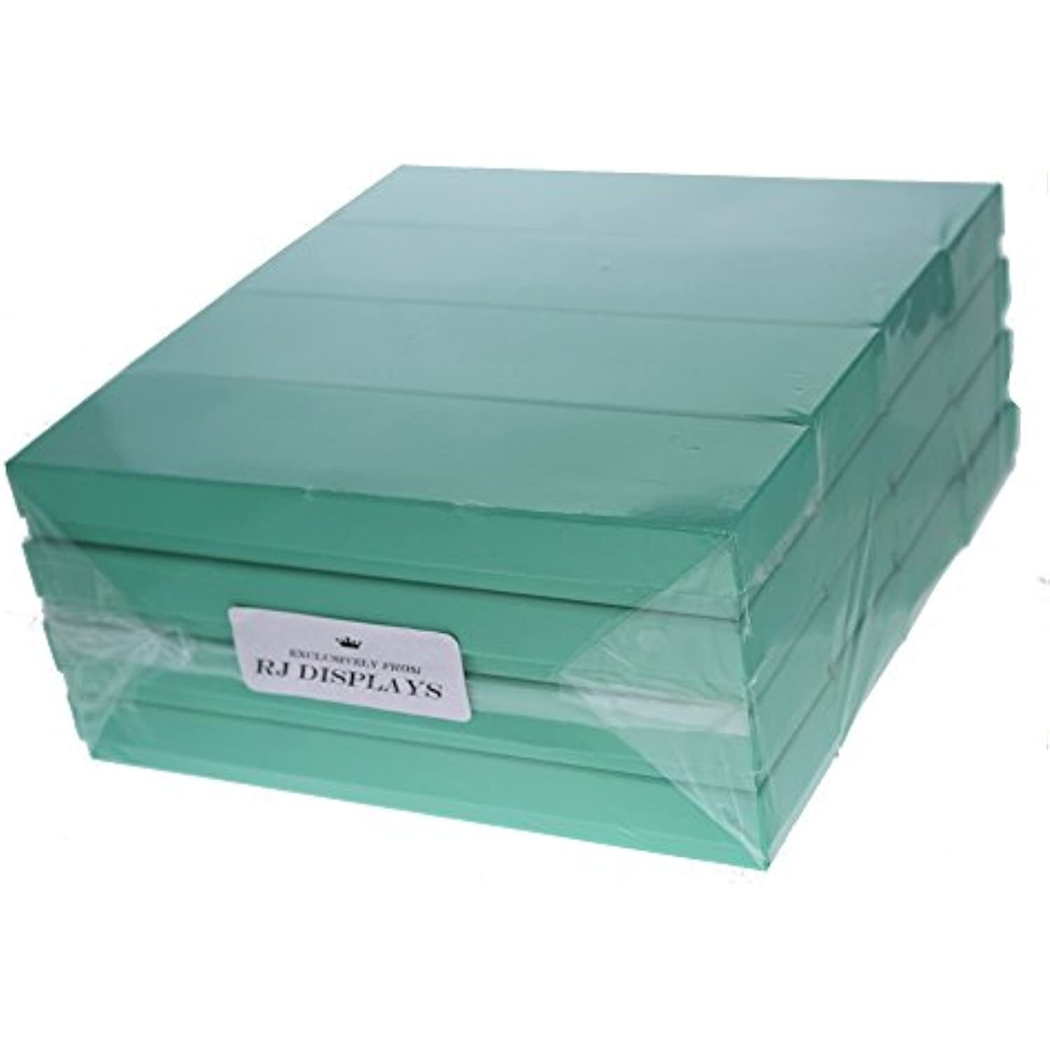 20 Pack Teal Blue Robin Egg Blue Color Cotton Boxes Jewelry Bracelet, Watches,