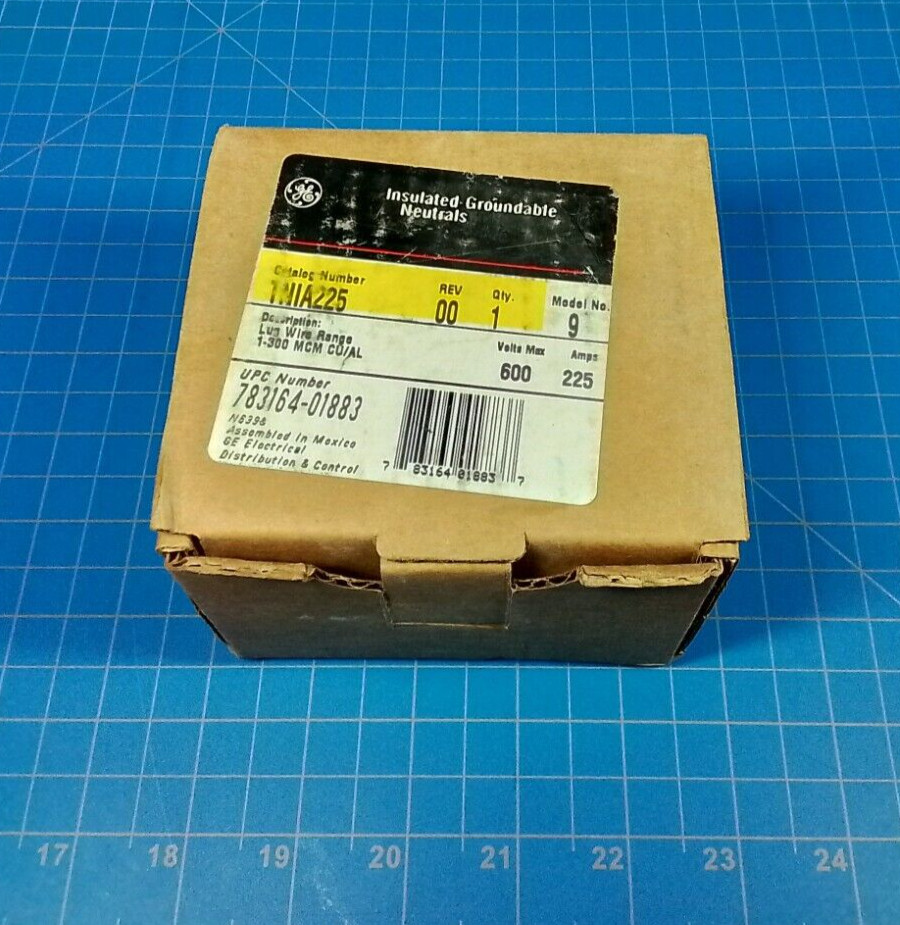 TNIA225 GENERAL ELECTRIC Insulated Groundable Neutrals 225 Amp 600V